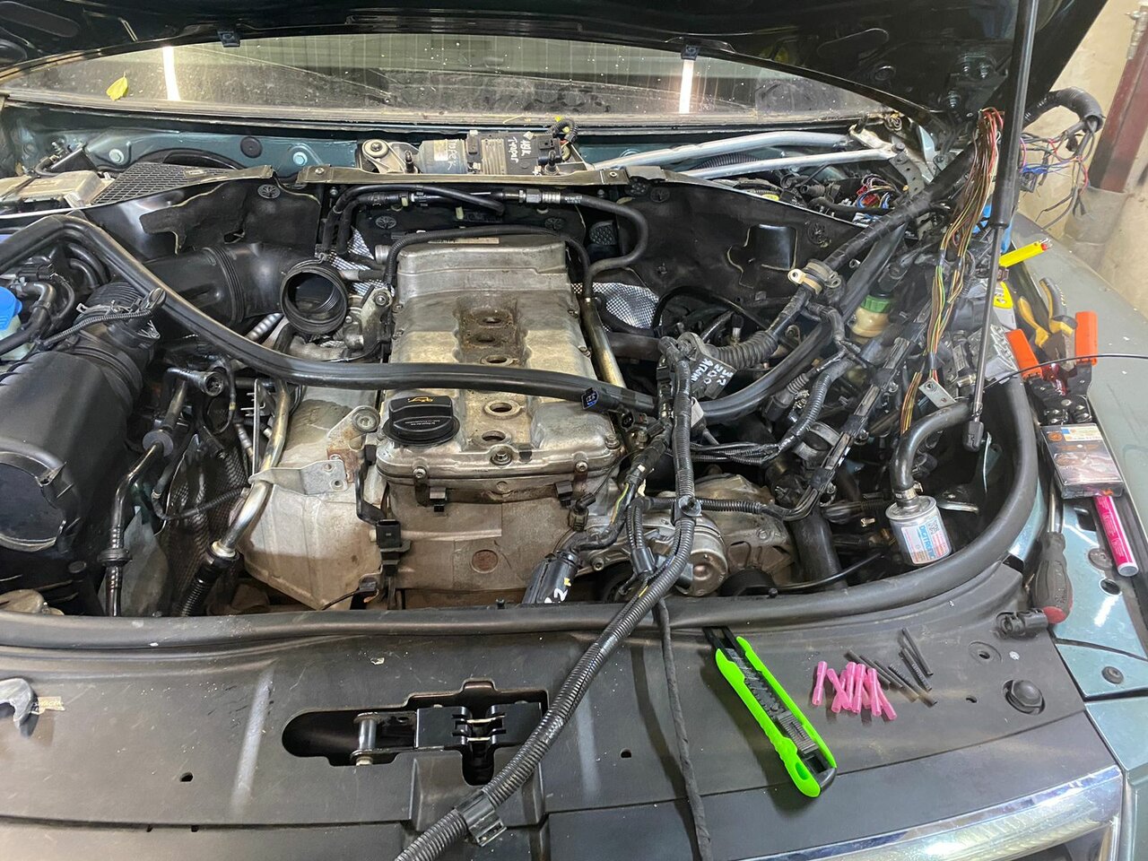 inside
