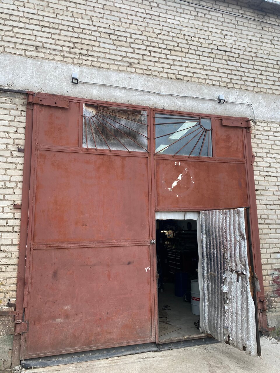 outside