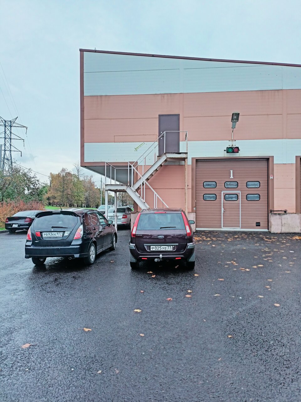outside