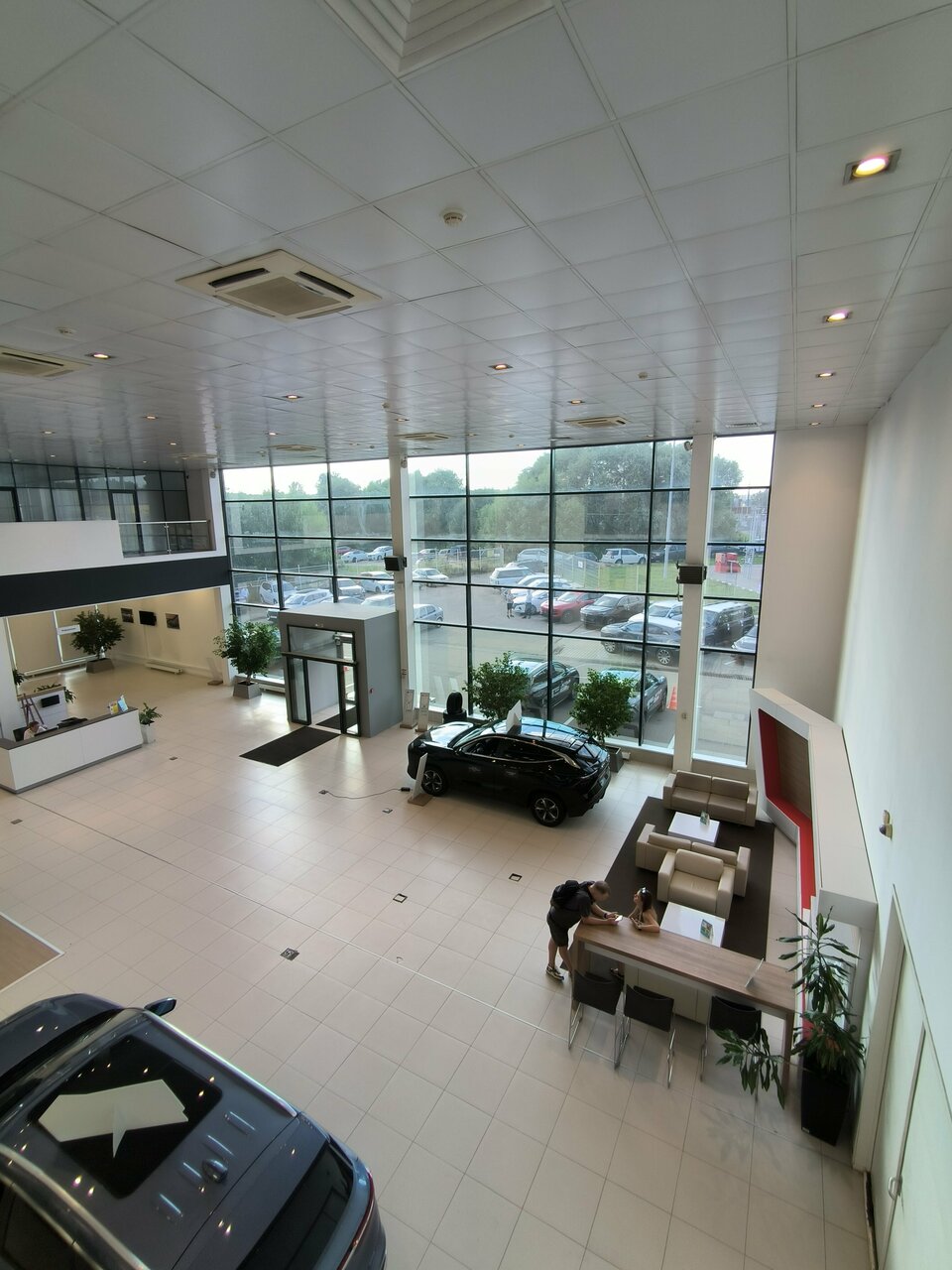 inside
