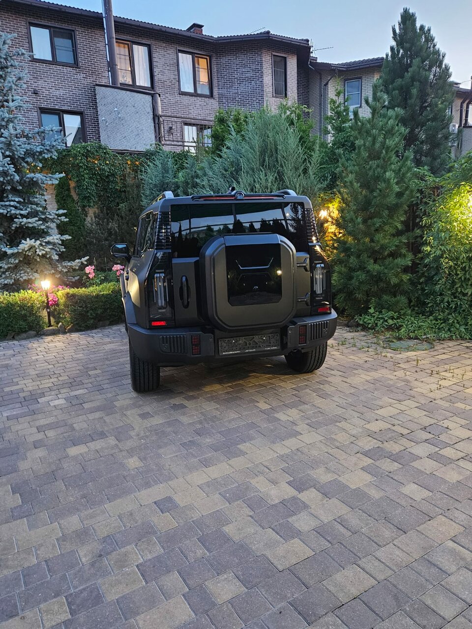outside