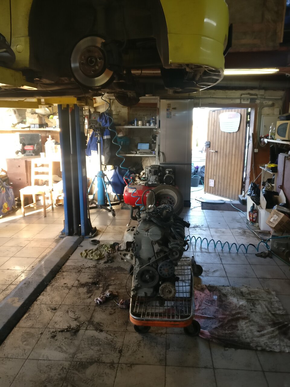 inside