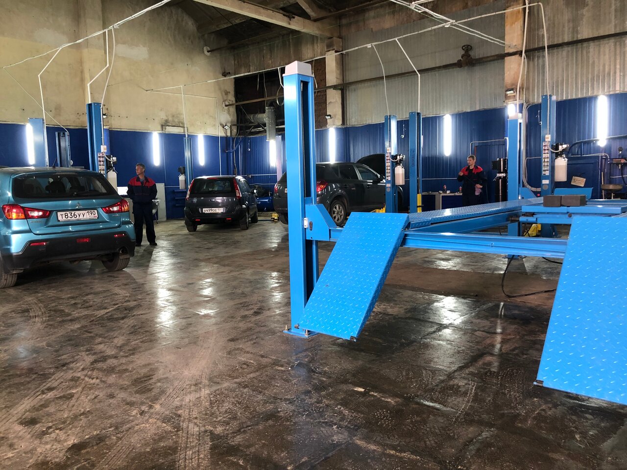 inside