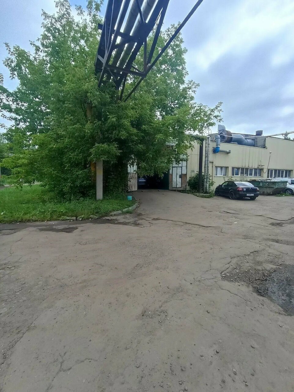 outside