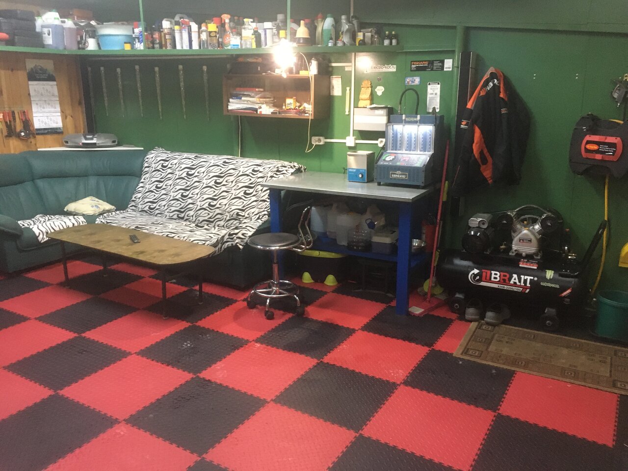 inside