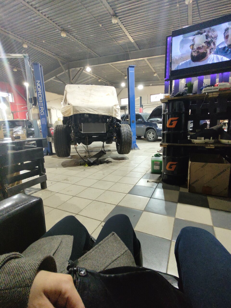 inside