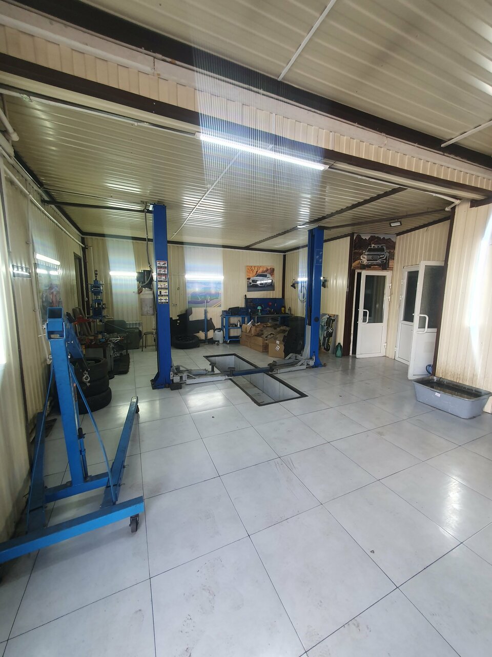 inside