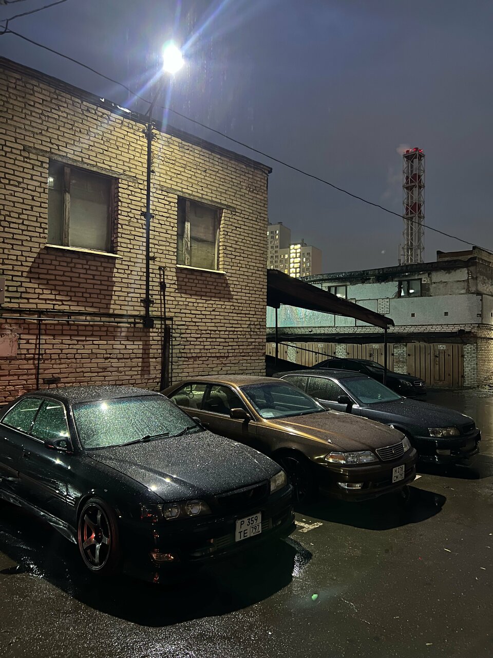 outside