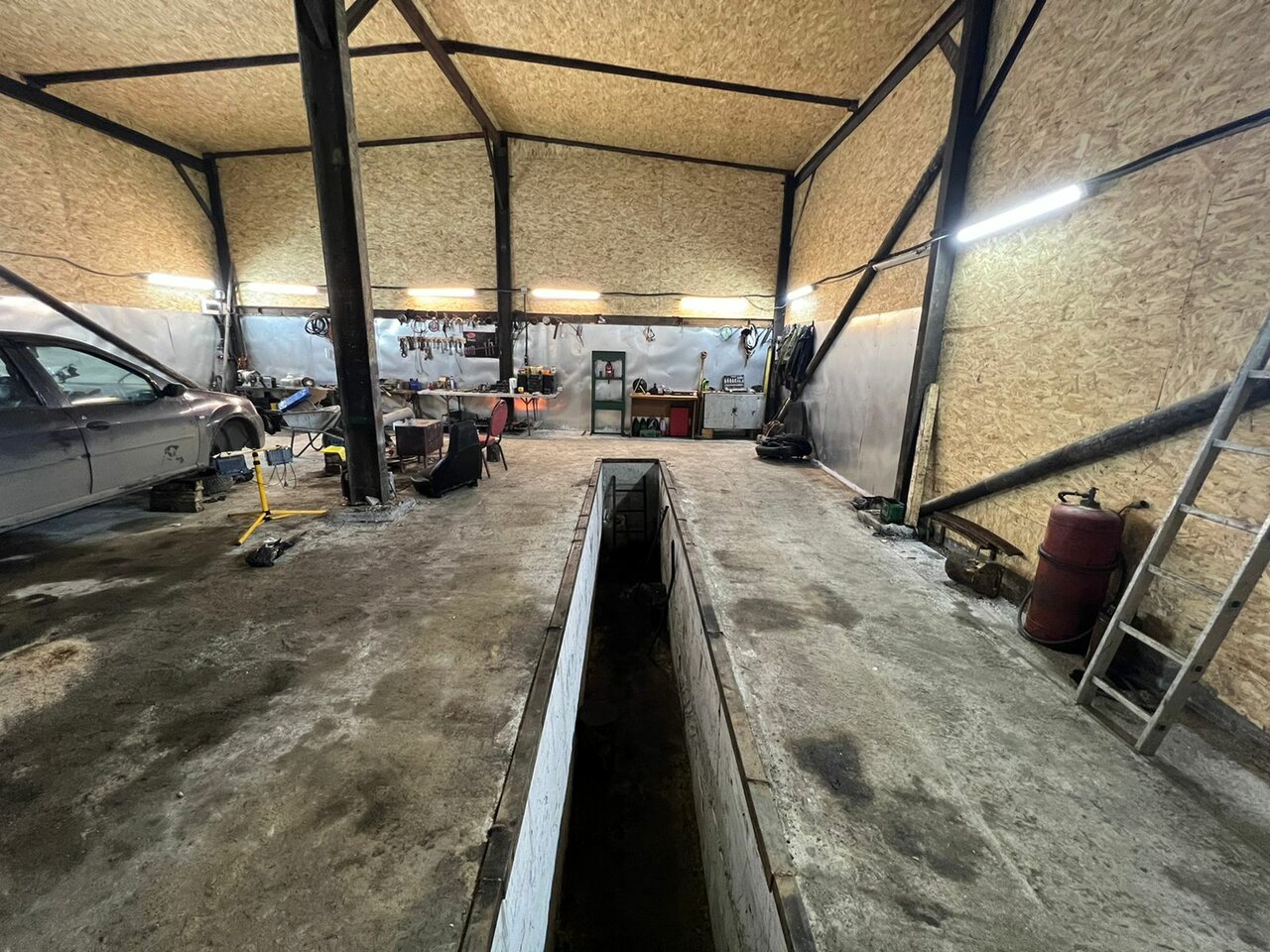 inside