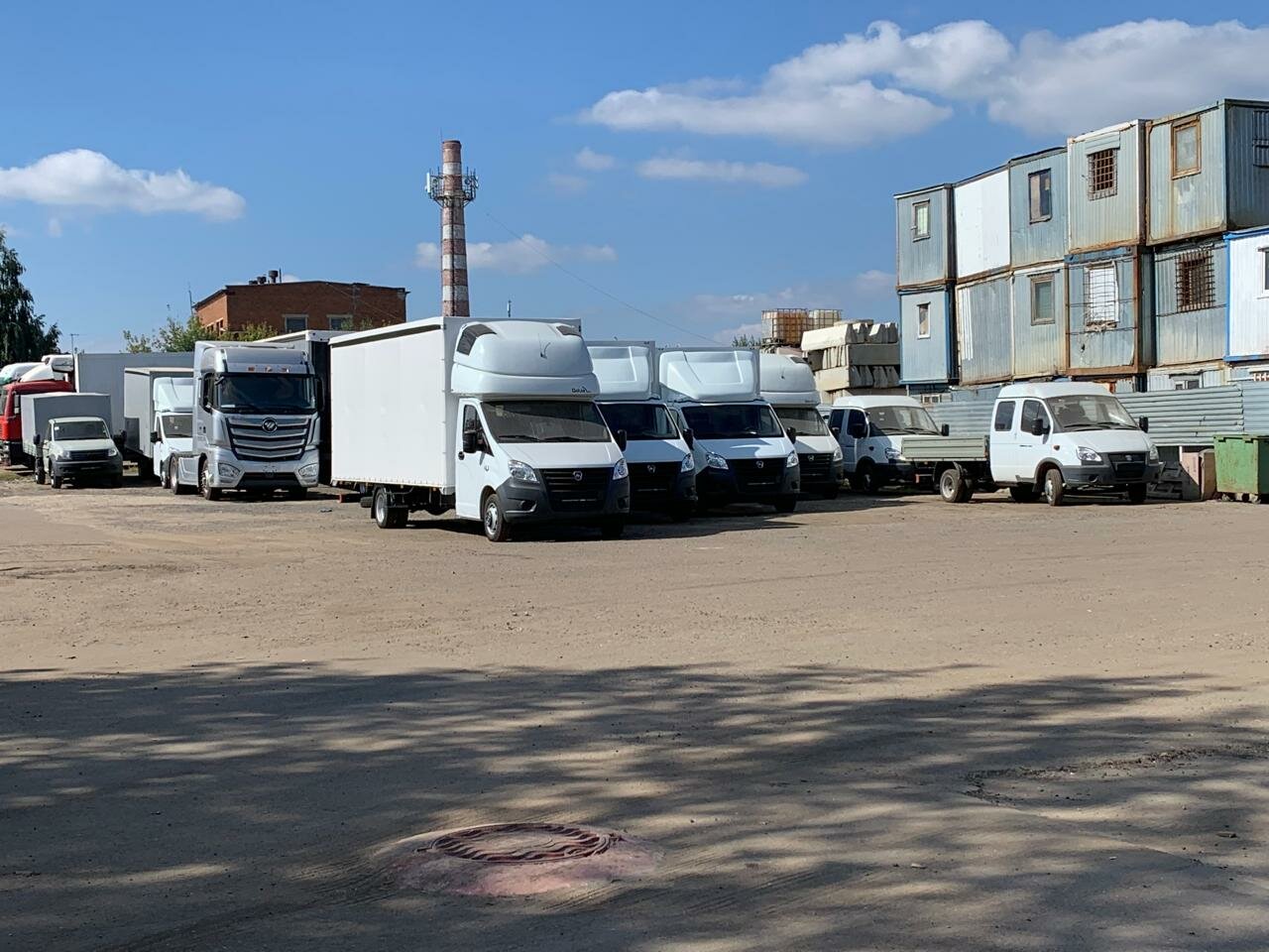 outside