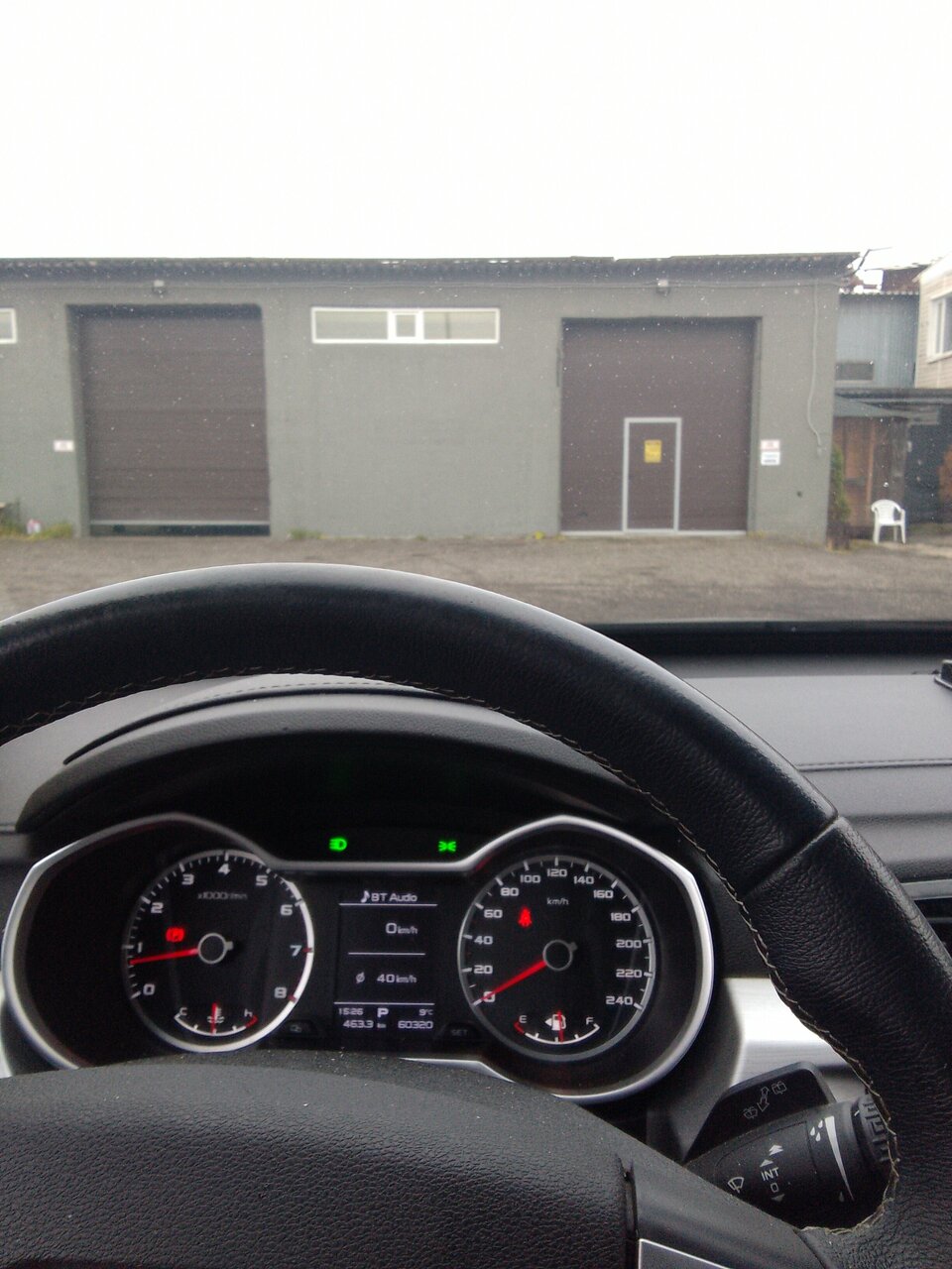 outside