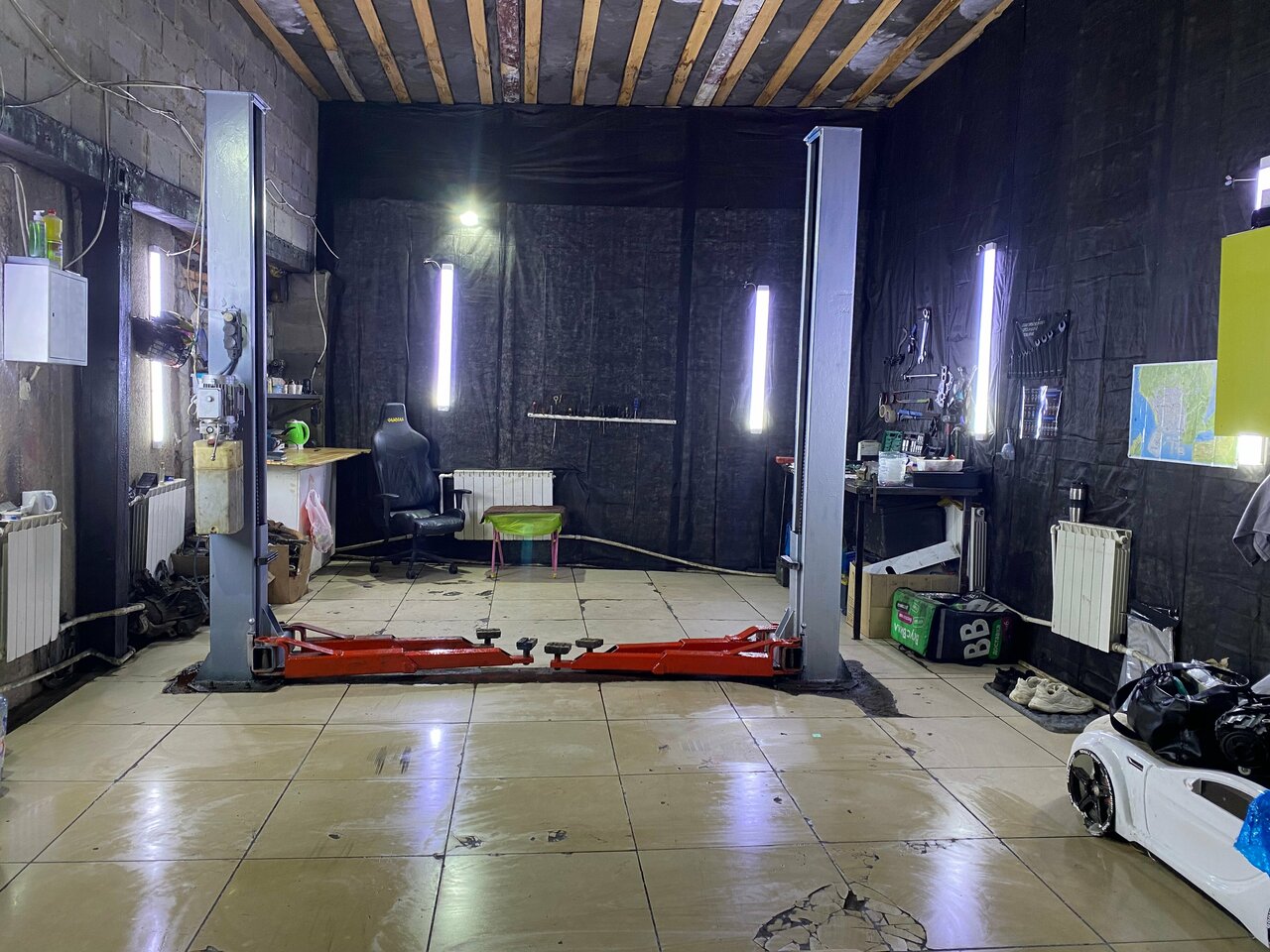 inside