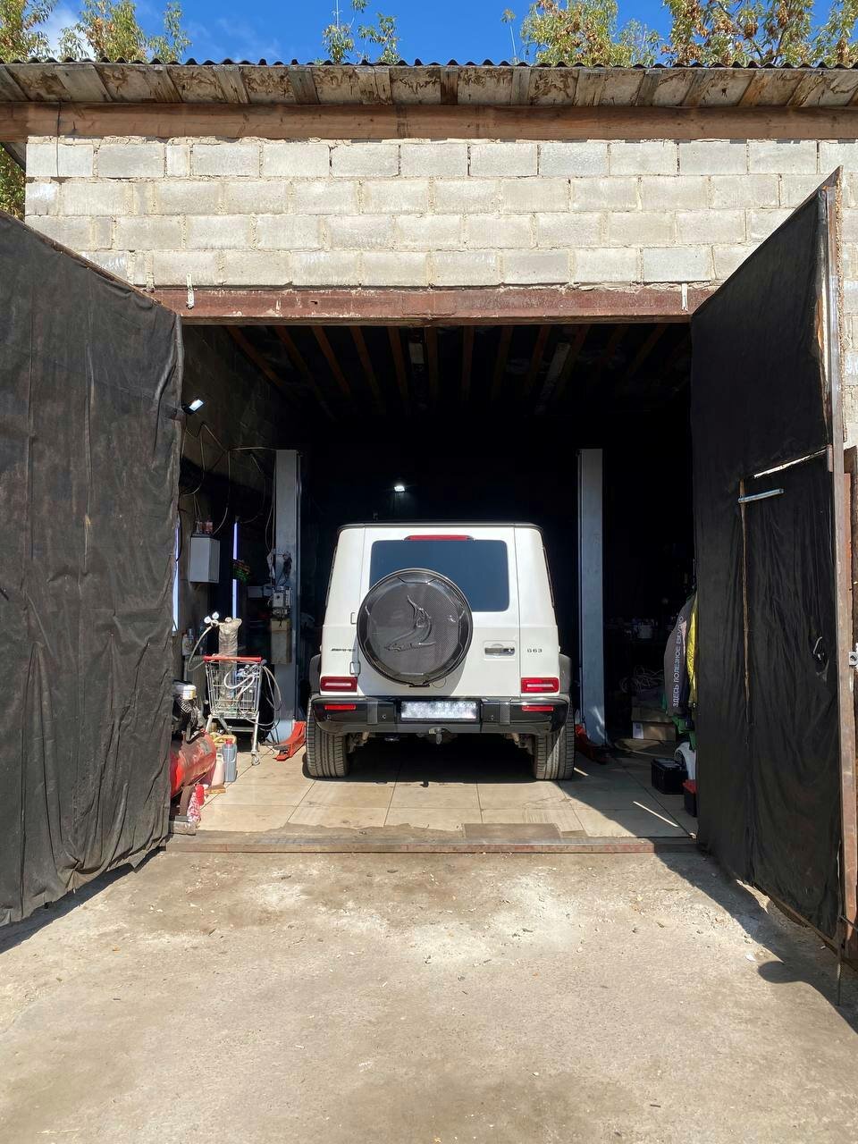 inside