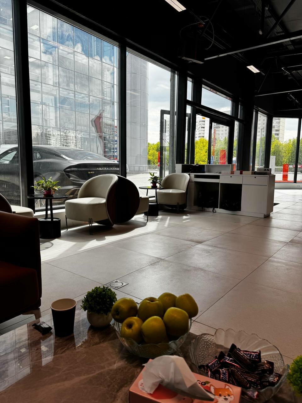 inside