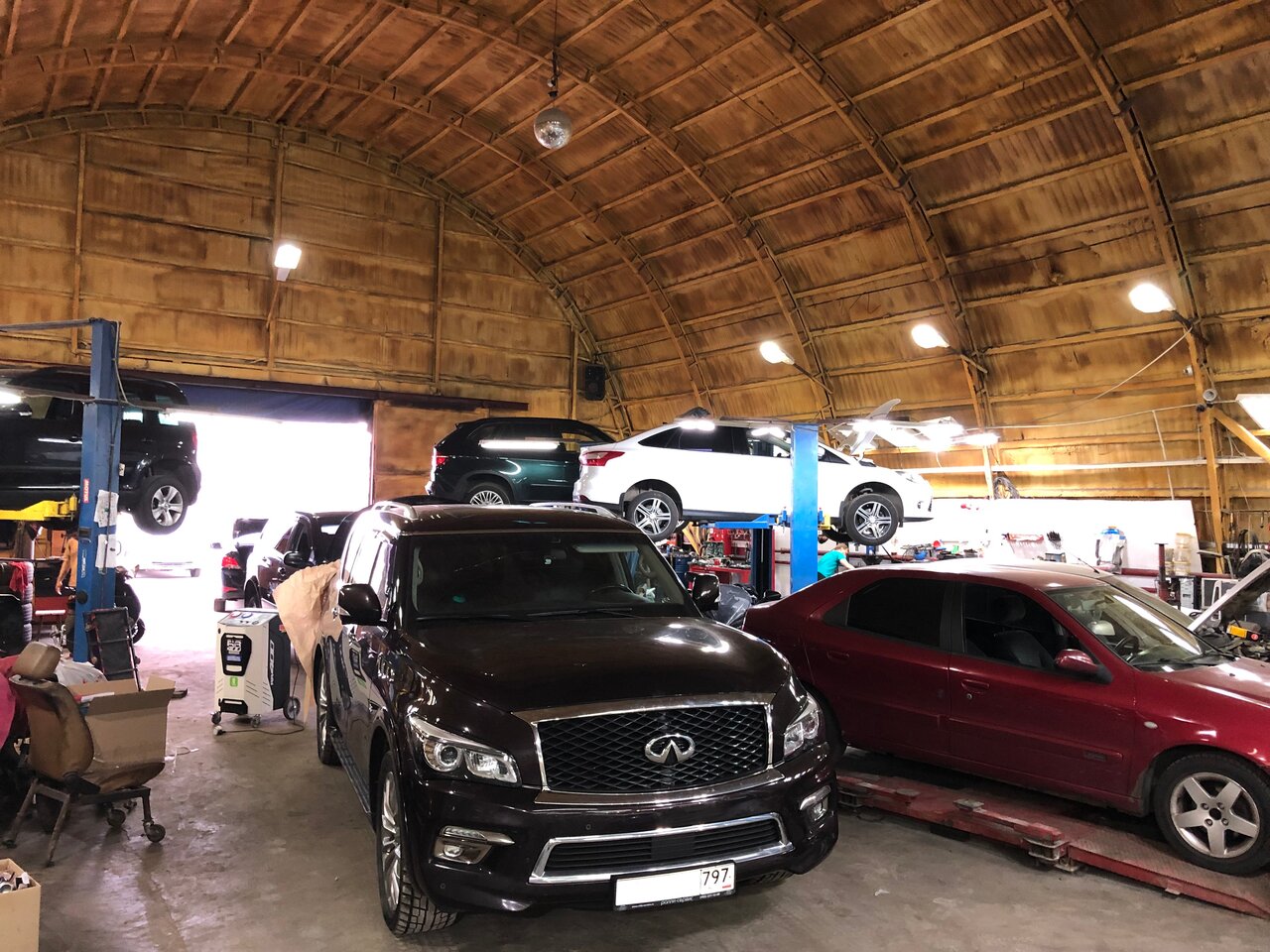 inside