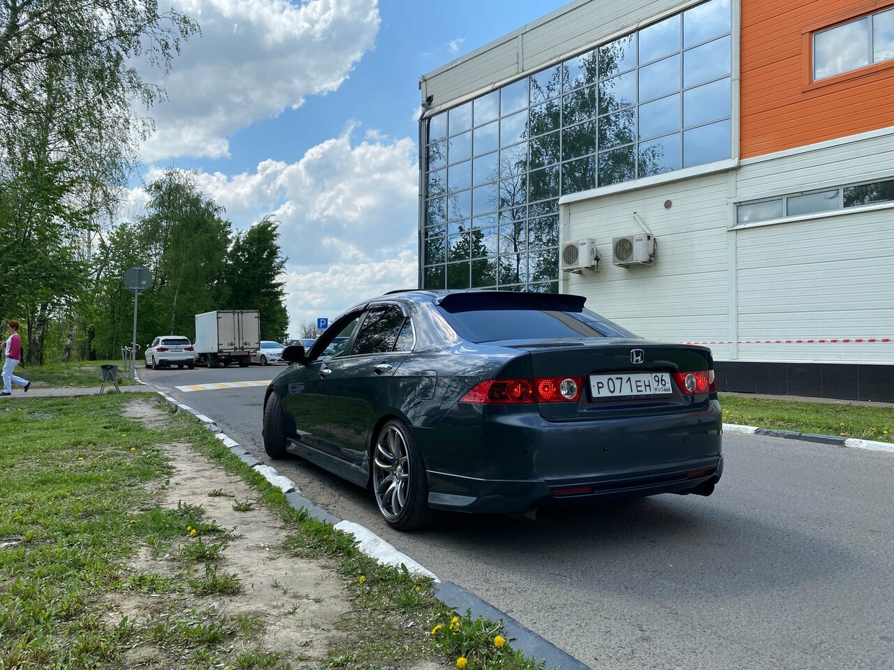 outside