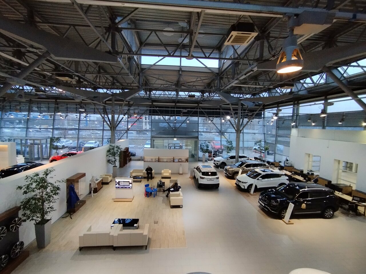 inside