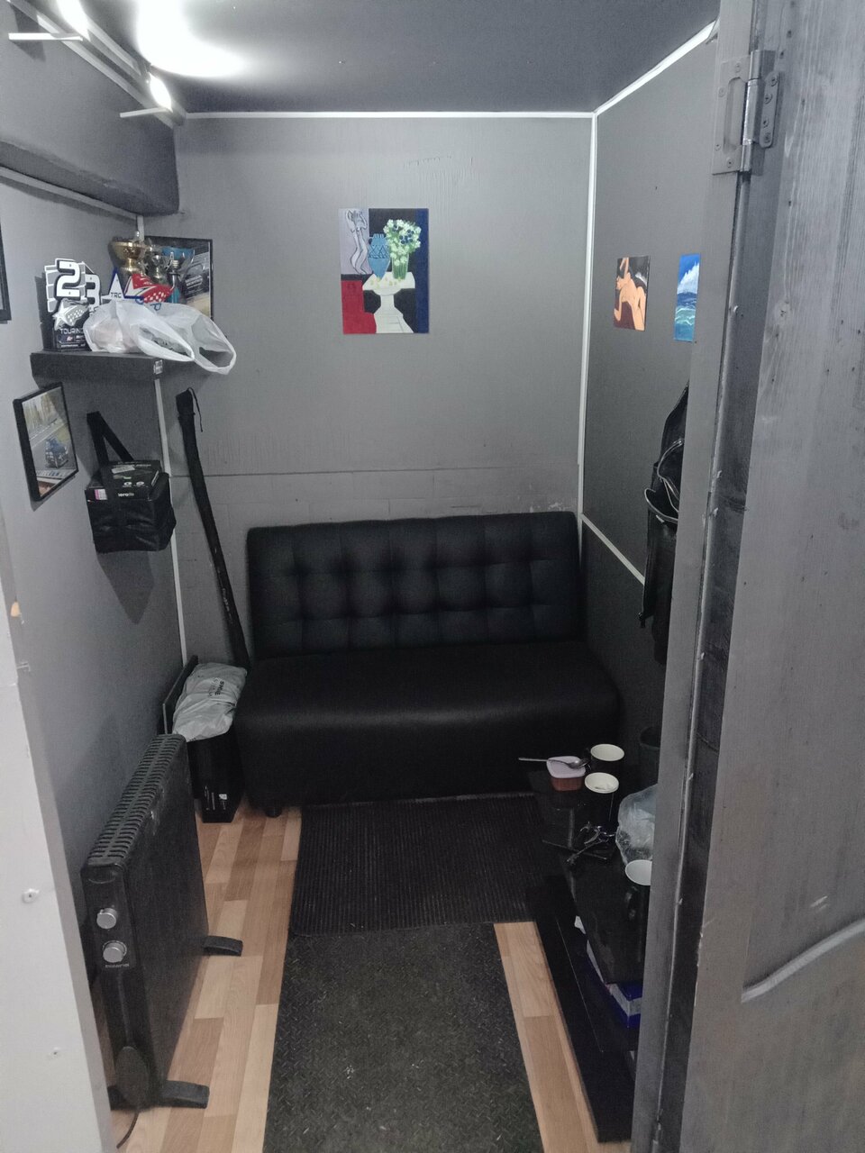 inside