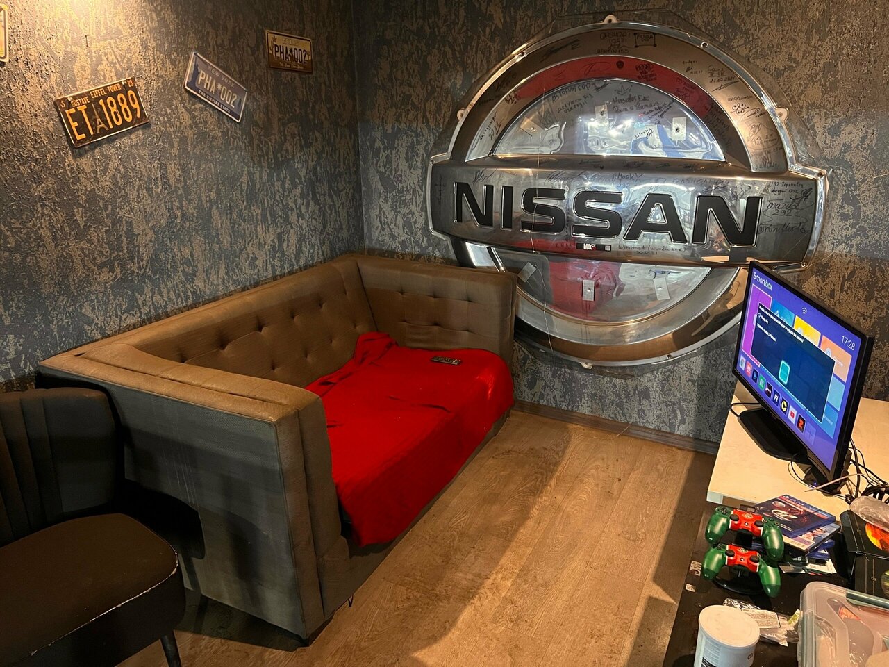 inside