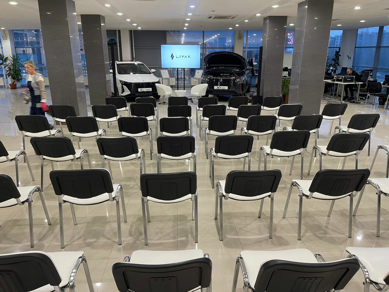 inside