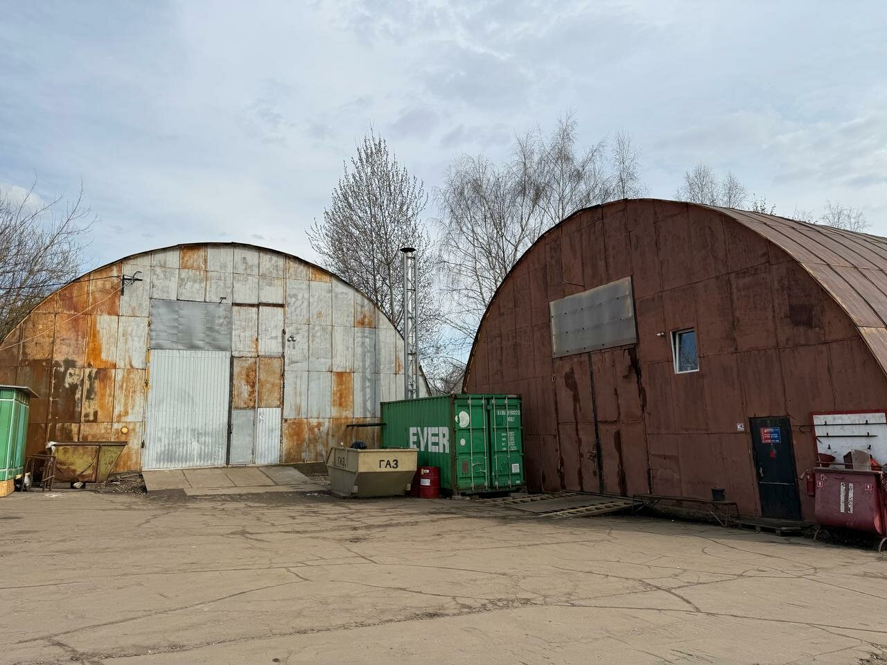 outside