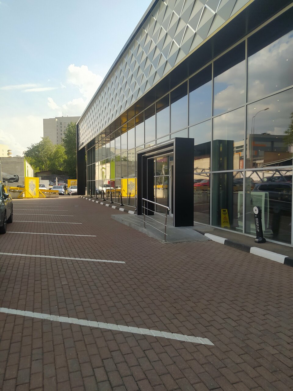 outside
