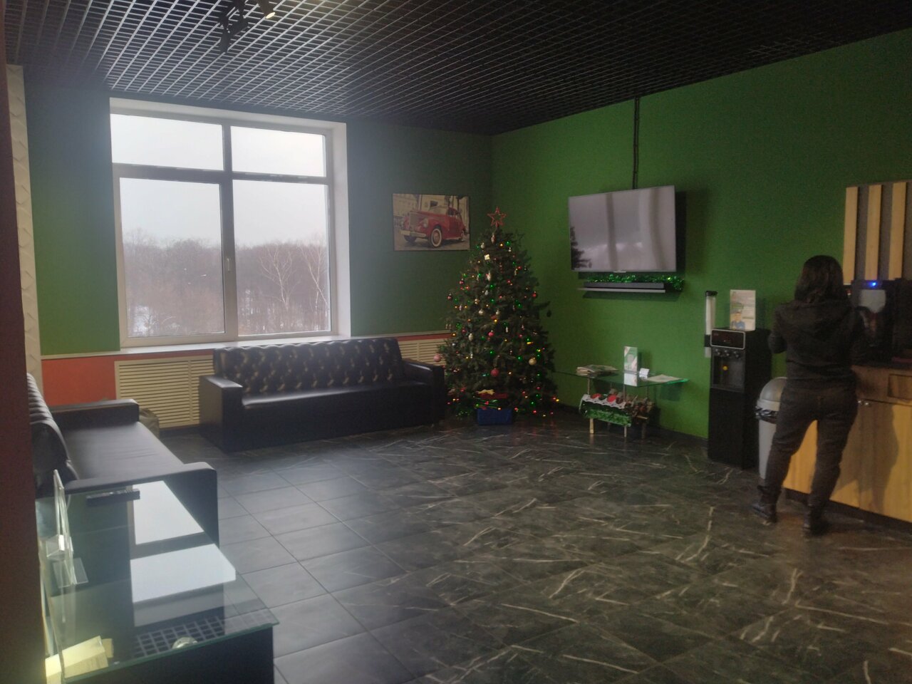 inside