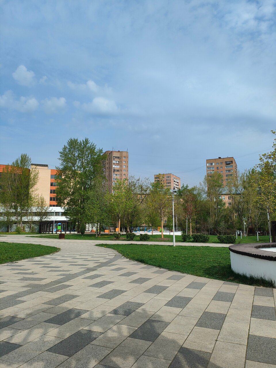 outside