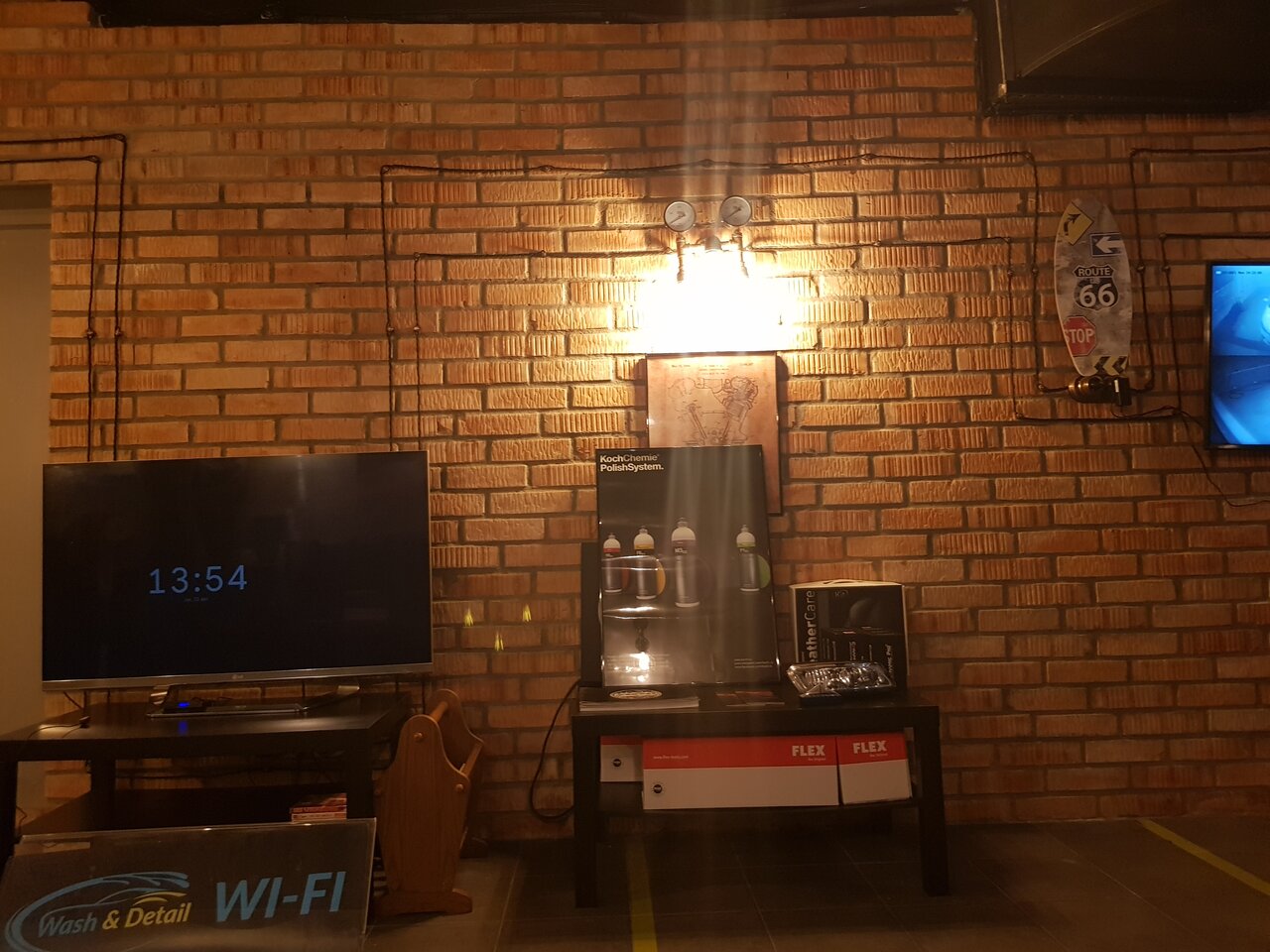 inside