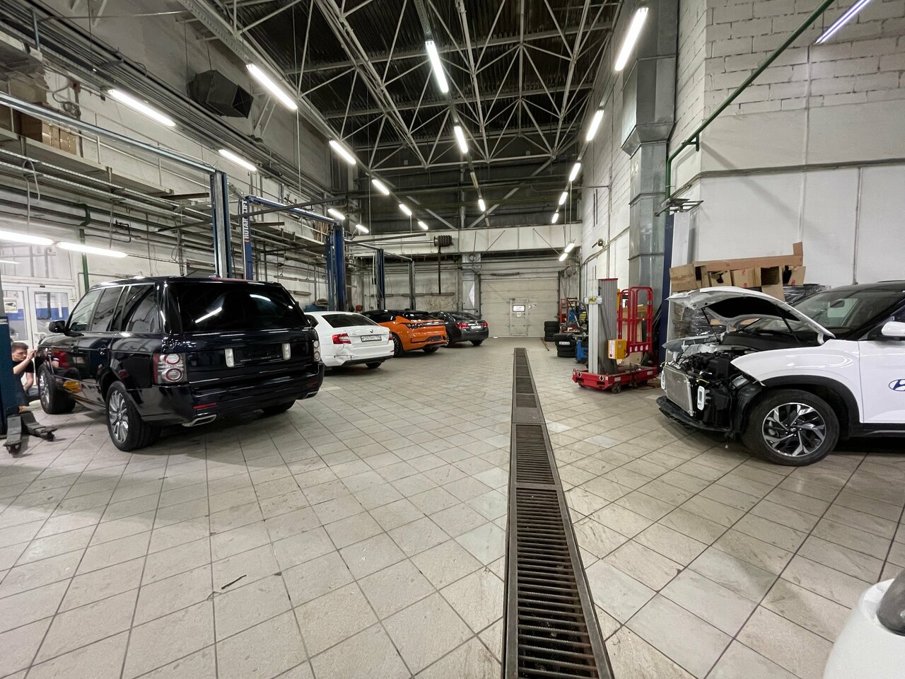 inside