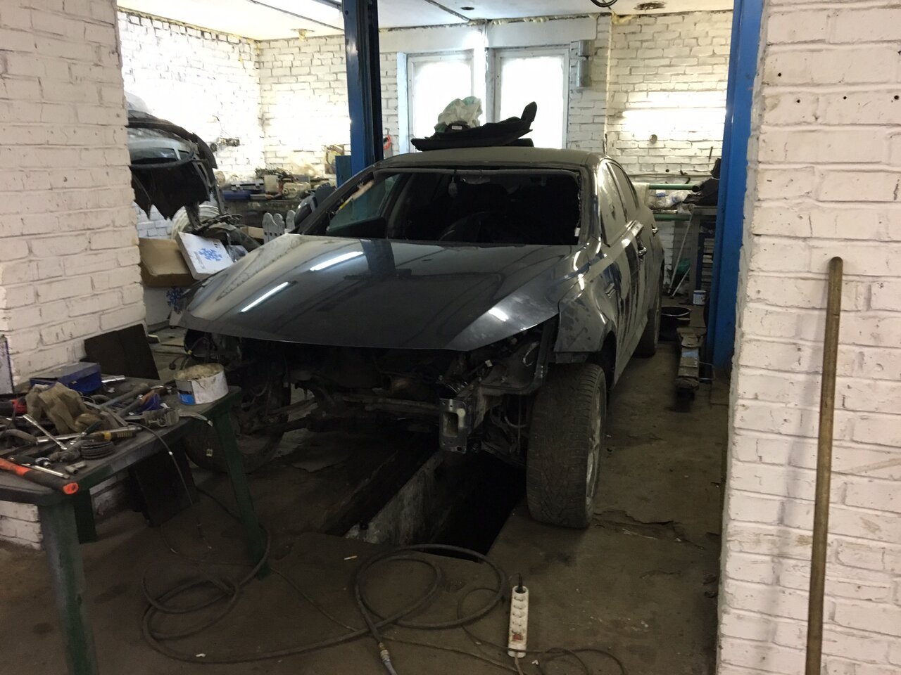 inside