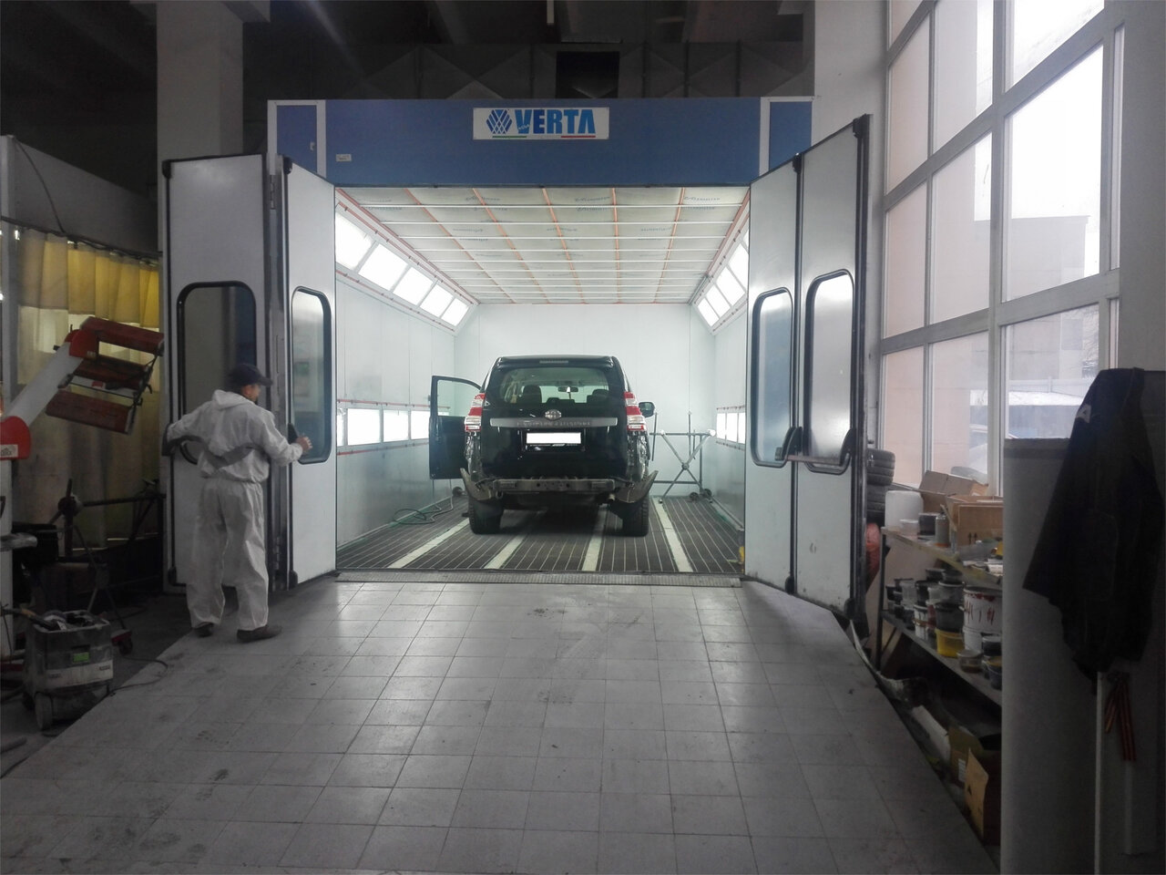 inside