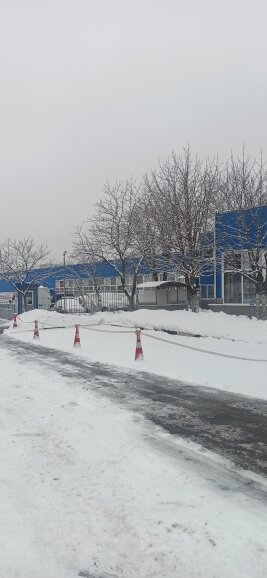 outside