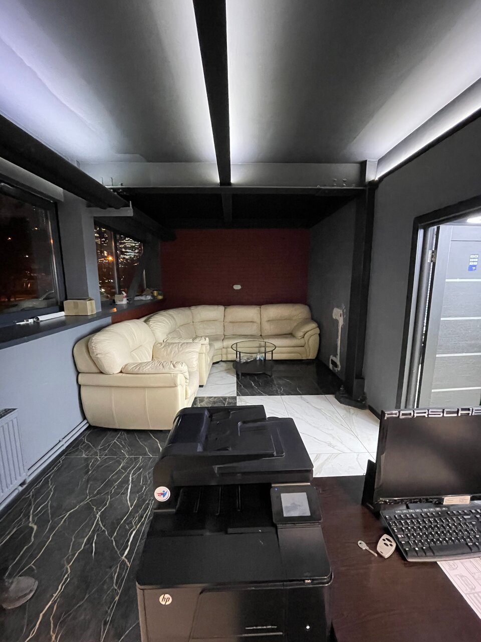 inside