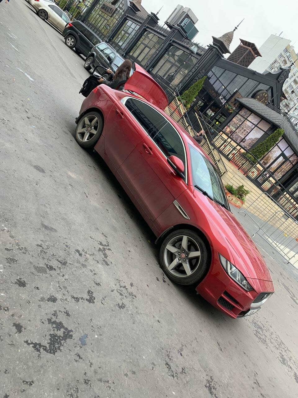 outside