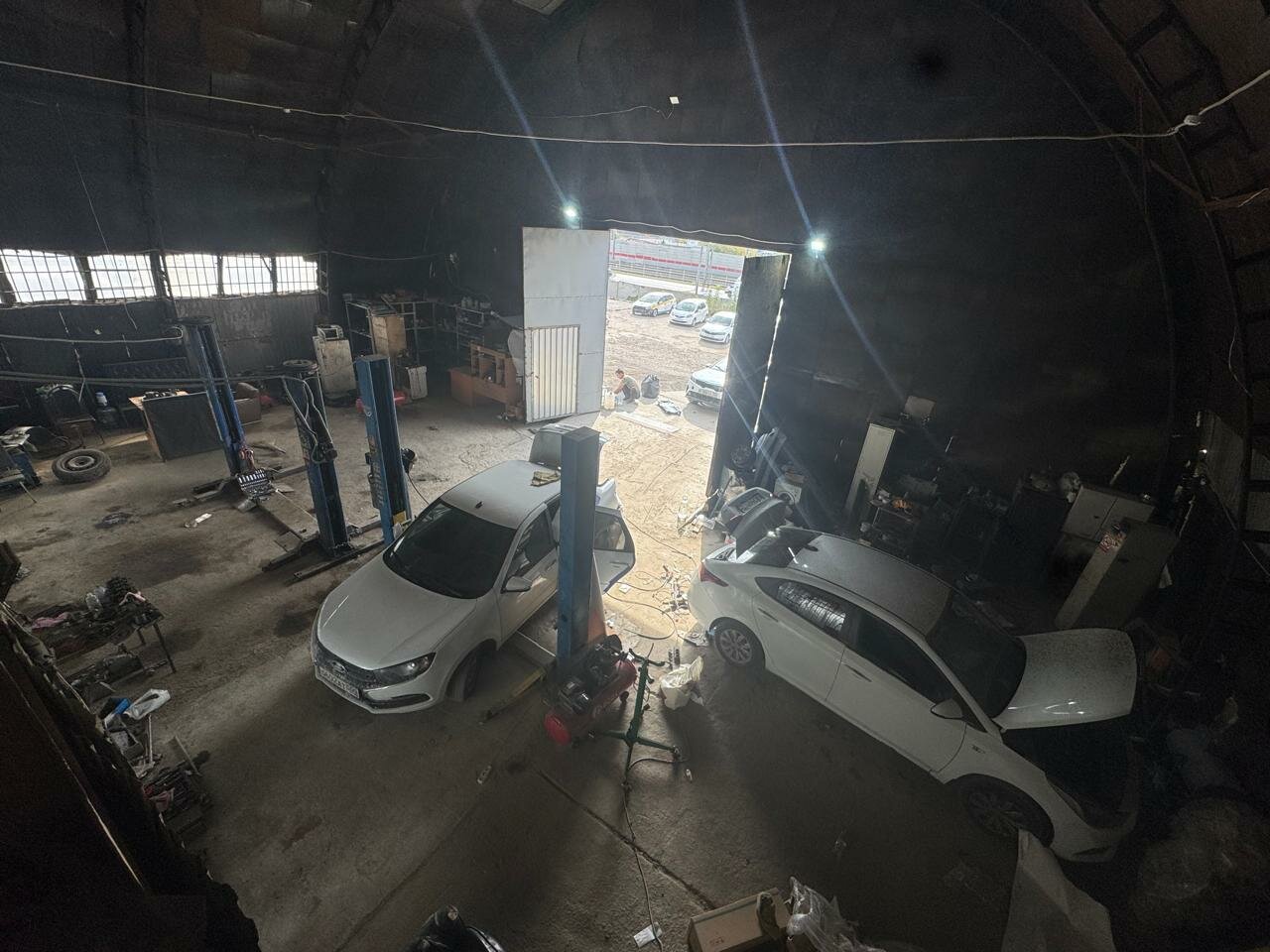 inside