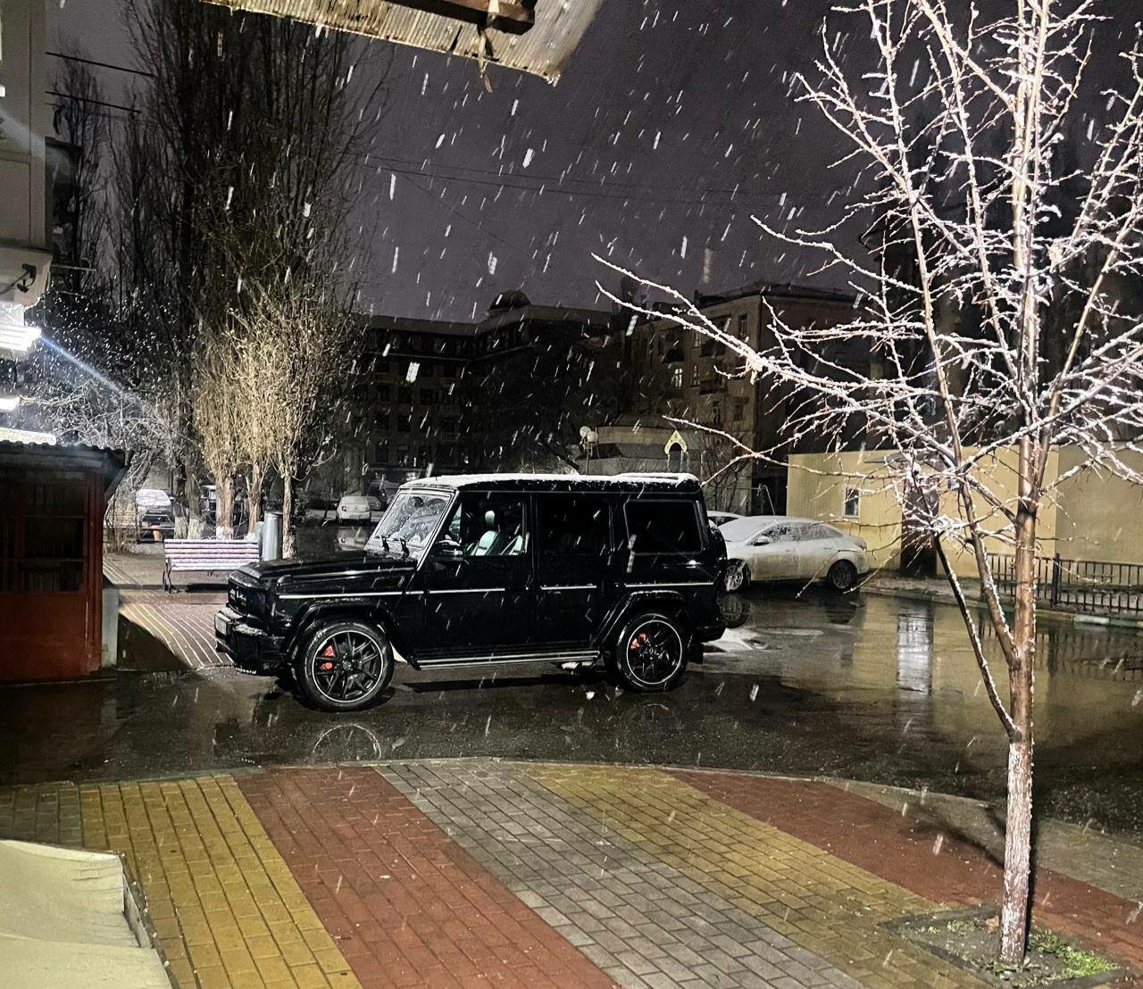 outside