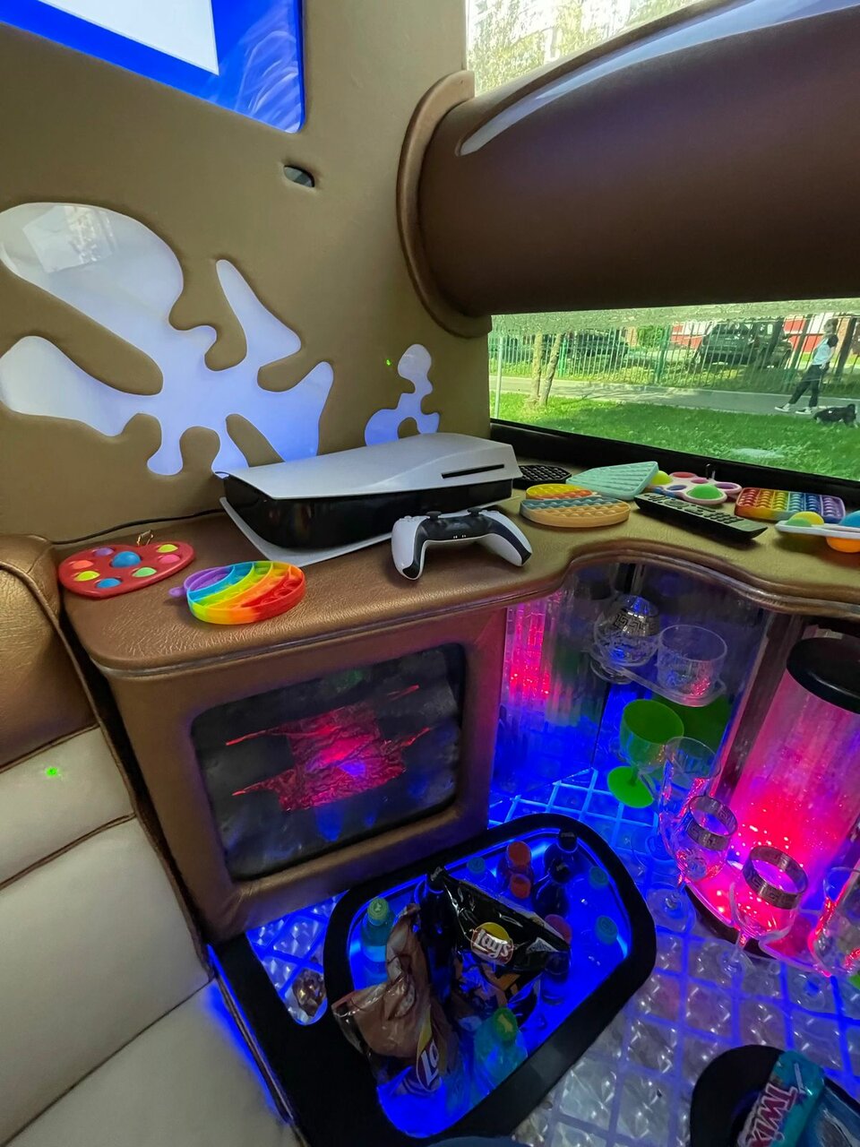 inside