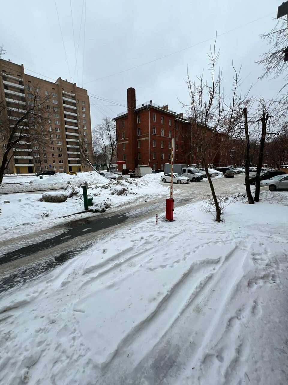 outside