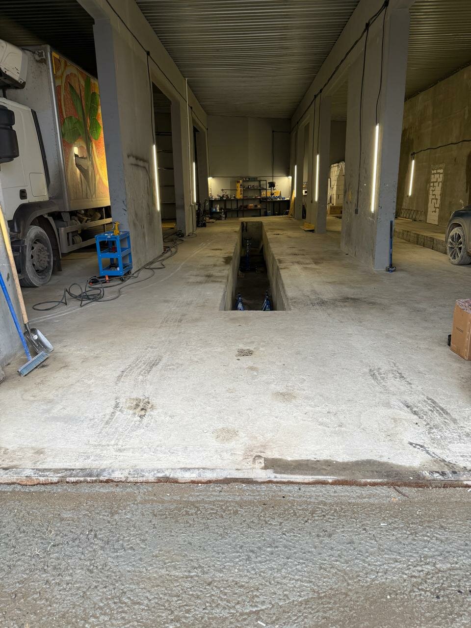 inside