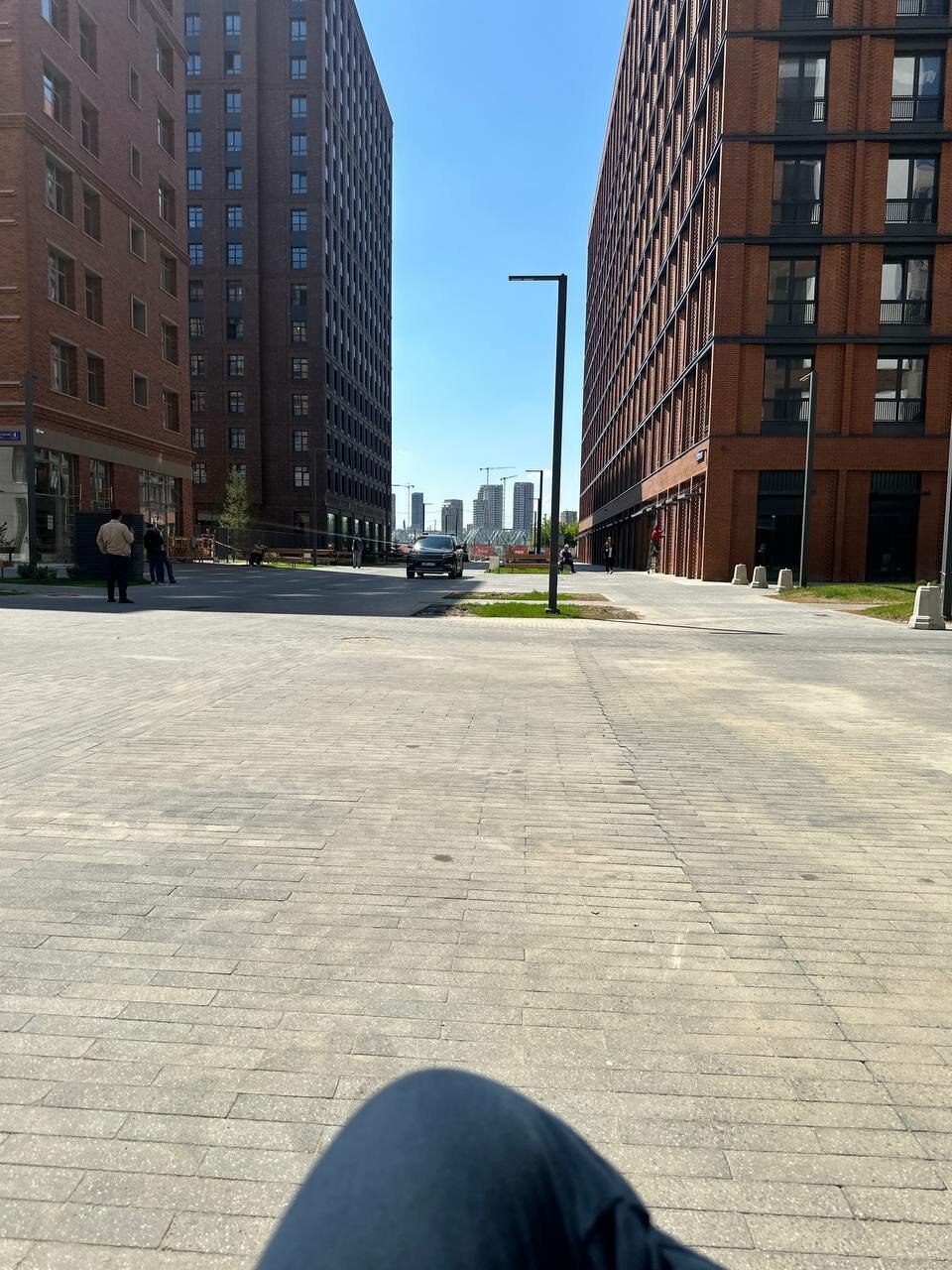 outside