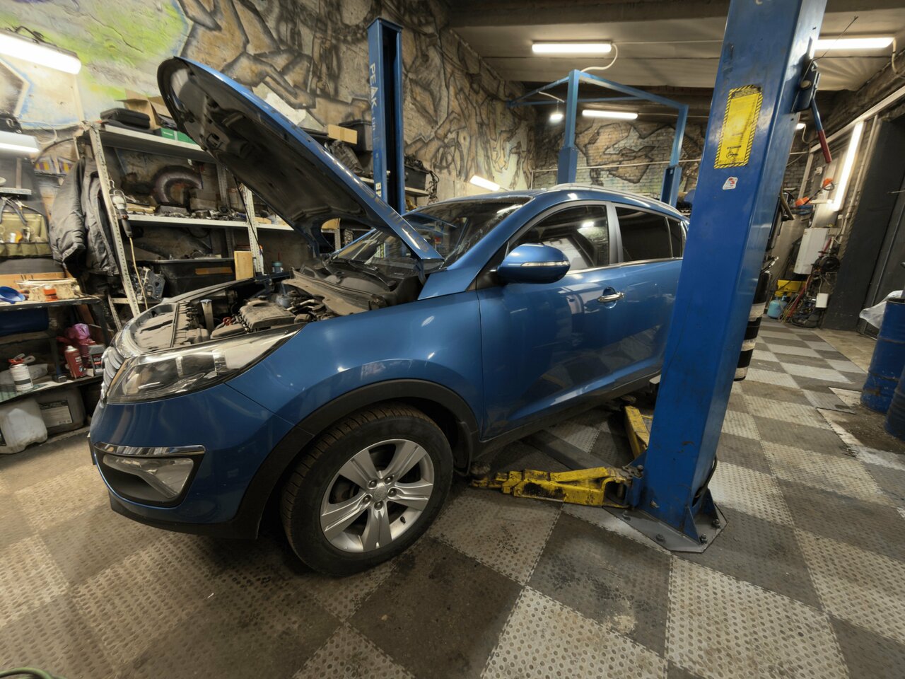 inside