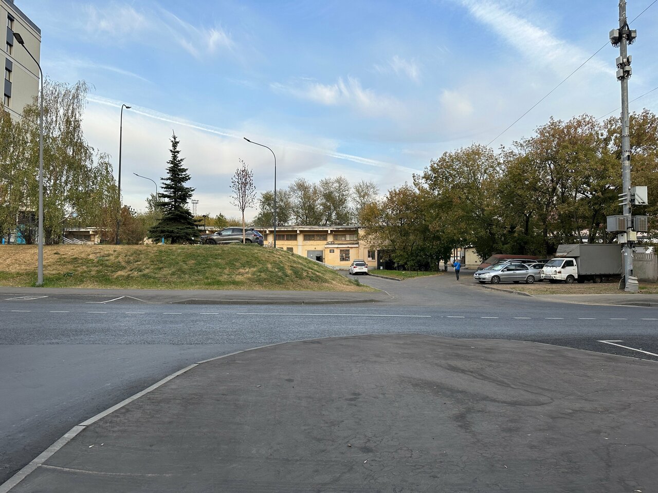 outside