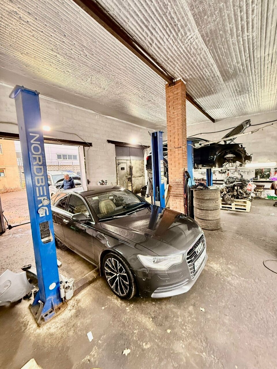 inside
