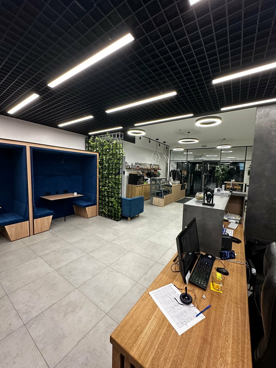 inside