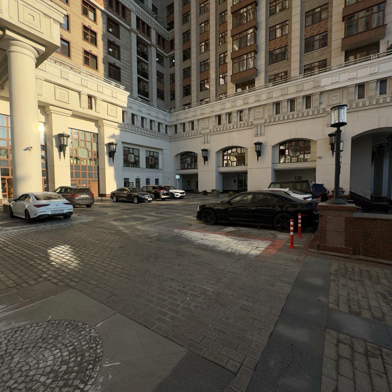 outside