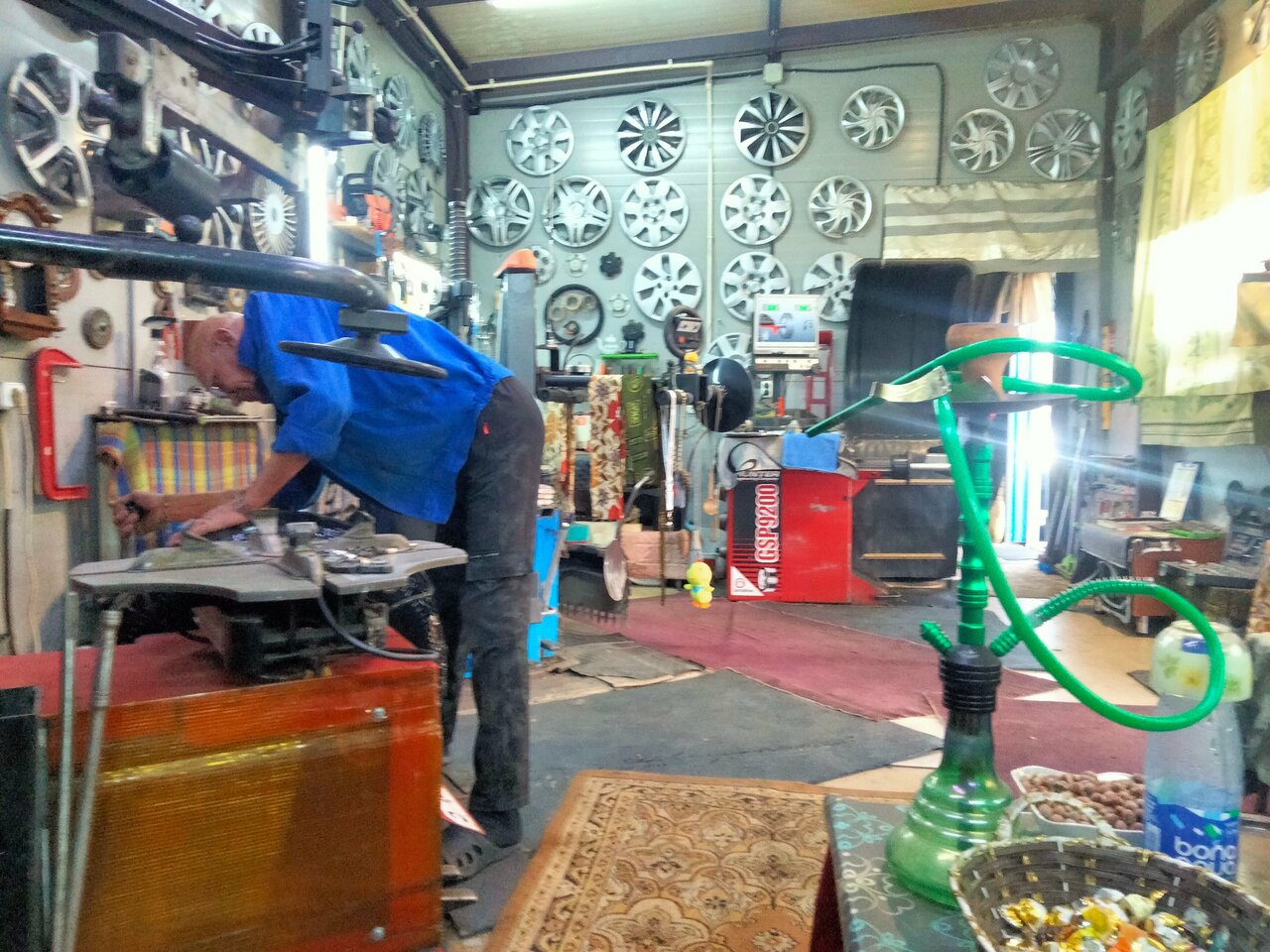 inside