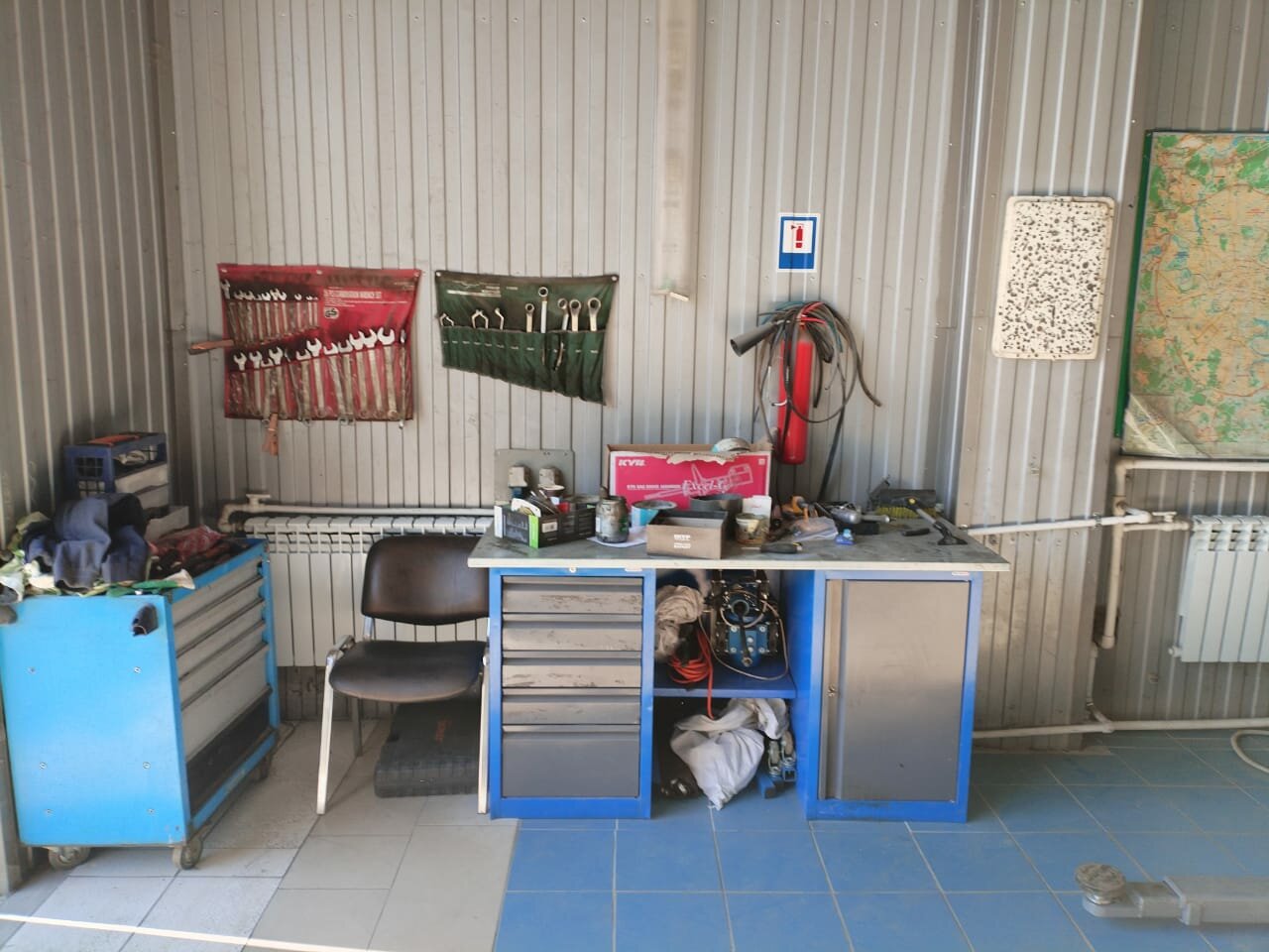 inside