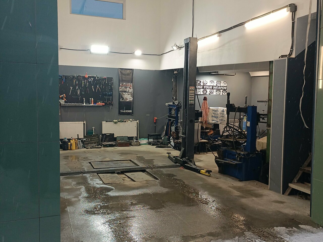inside