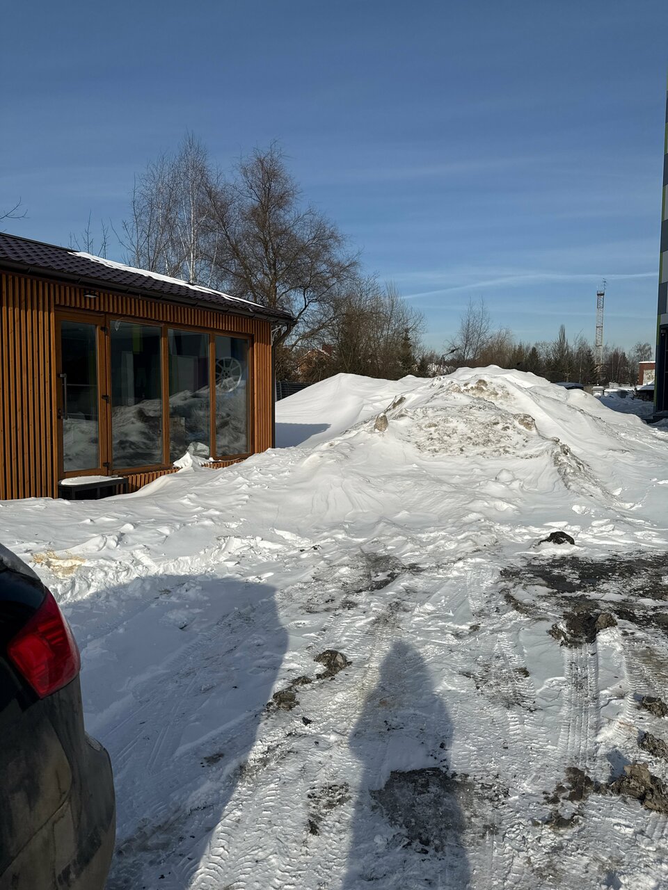 outside